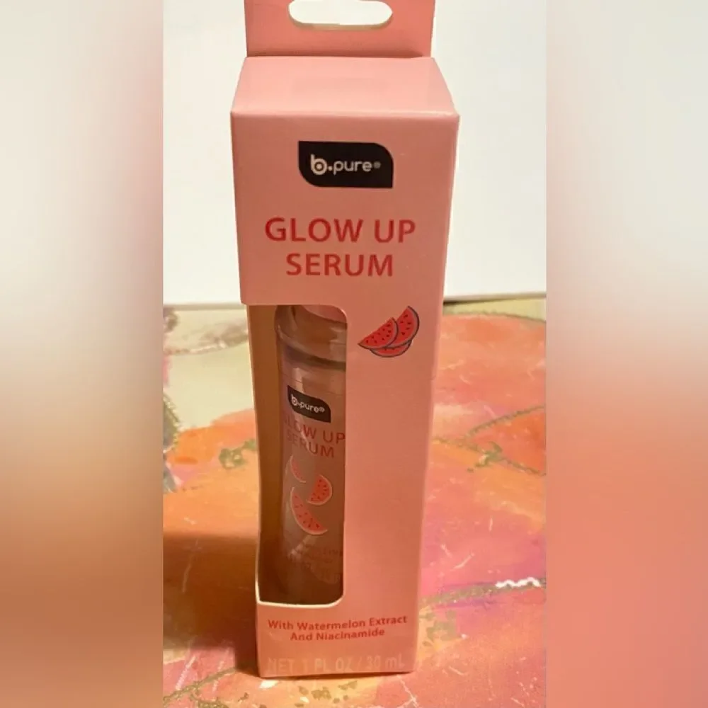 🎊B-Pure set of 2 Glow up serum with watermelon 🍉 Extract Niacinamide 1 FL OZ